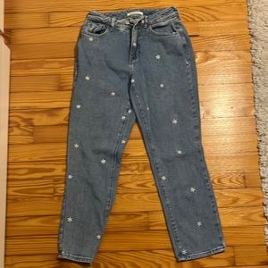 PacSun daisy Flower Mom Jean, Size 24